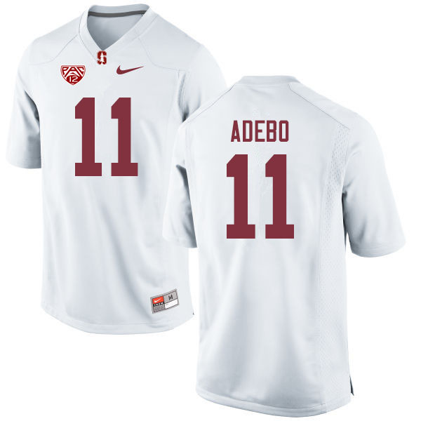 Men #11 Paulson Adebo Stanford Cardinal College Football Jerseys Sale-White - Click Image to Close